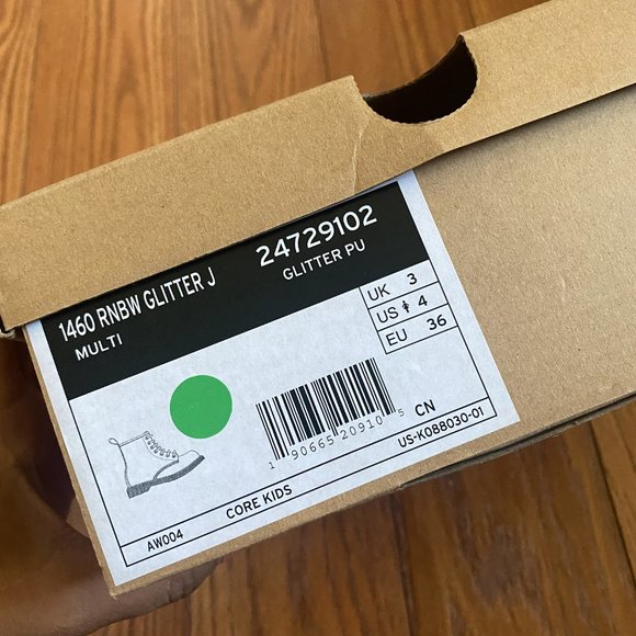 Rainbow Glitter Doc Marten Boots - Picture 9 of 9